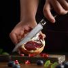 5-дюймовый японский стальной нож для овощей и фруктов, нож для овощей из дамасской стали, многофункциональный нож для овощей и фруктов, кухонный нож для мяса и повара