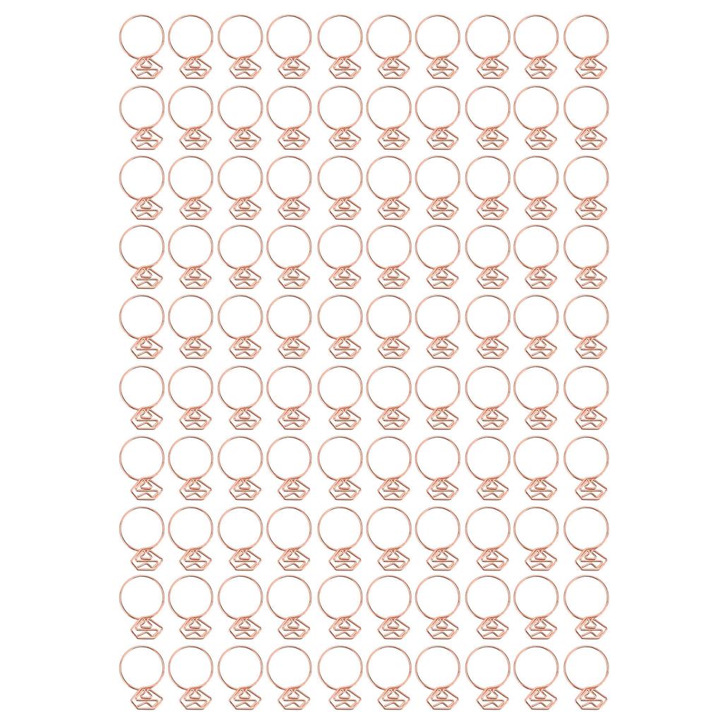 100 шт. милые скрепки стиль противоскользящие прочные гальванизированные металлические необычные скрепки для семьи 