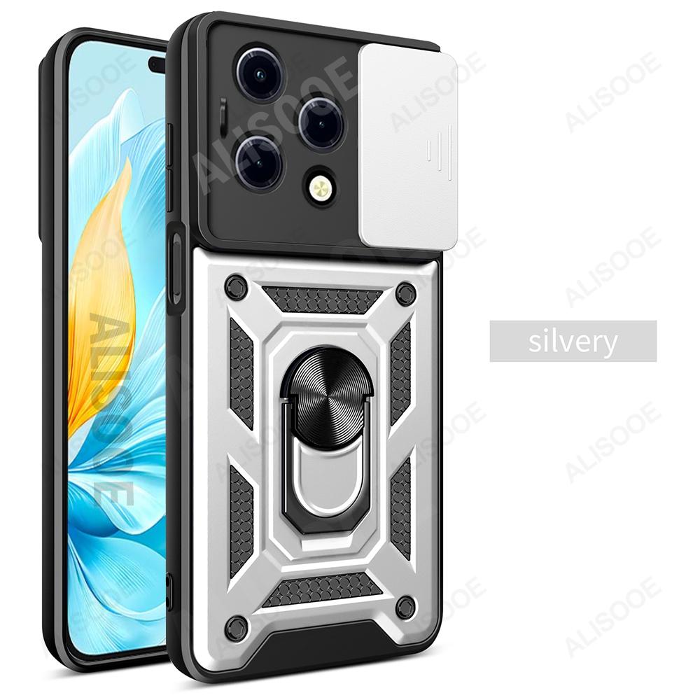 Slide Camera Funda для Honor 200 Lite Чехол Push Lens Ring Stand Защитный чехол для Honor 200 Pro 200 Lite 5G Противоударный чехол