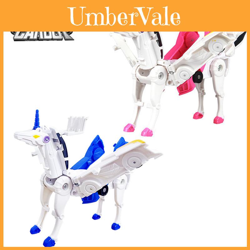 Unicorn Robot Vehicle Collection Hello Carbot Magnetic Toy For Kids' Imaginative Play