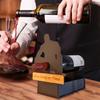 Sitting Man Wine Bottle Holder Wooden Man Silhouette Beer Bottle Display