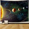 VIKAMA Dream Universe Tapestry Extraterrestrial Mountains And Lakes Scenery Tapestry Decorative For Living Room Sofa Background