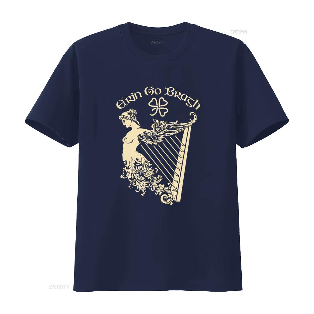 Erin Go Bragh Эйре Ирландская арфа Ирландия День Святого Патрика Футболка Новые Горячие Предложения винтаж Стирка Унисекс уличная мода дизайнерская одежда