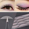 24Pairs  Gauze Lace Mesh Olive-shaped Eyelid Paste-shaped Invisible Double Fold Eyelid Shadow Tape Sticker Beauty Tool