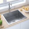 VidaXL Handmade Kitchen Sink Interior Washbasin Home Silver Stainless Steel 51502