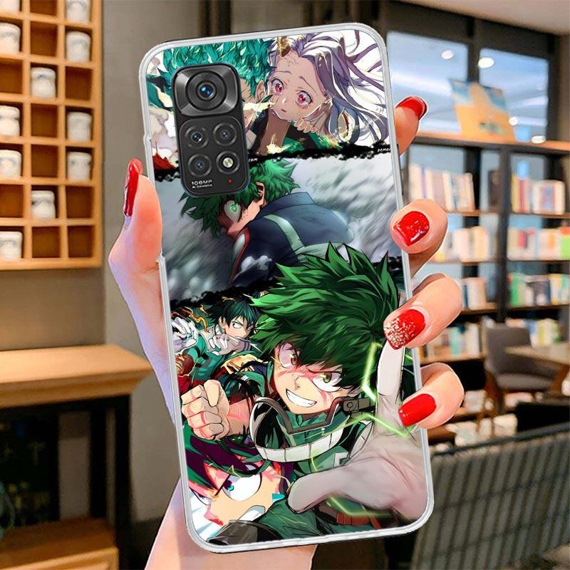 Чехол для телефона My Hero Izuku Deku для Xiaomi Redmi Note 15 14 13 12 11 10 Pro Plus 14S 12S 11S 11T 11E 10S Мягкий чехол-бампер R