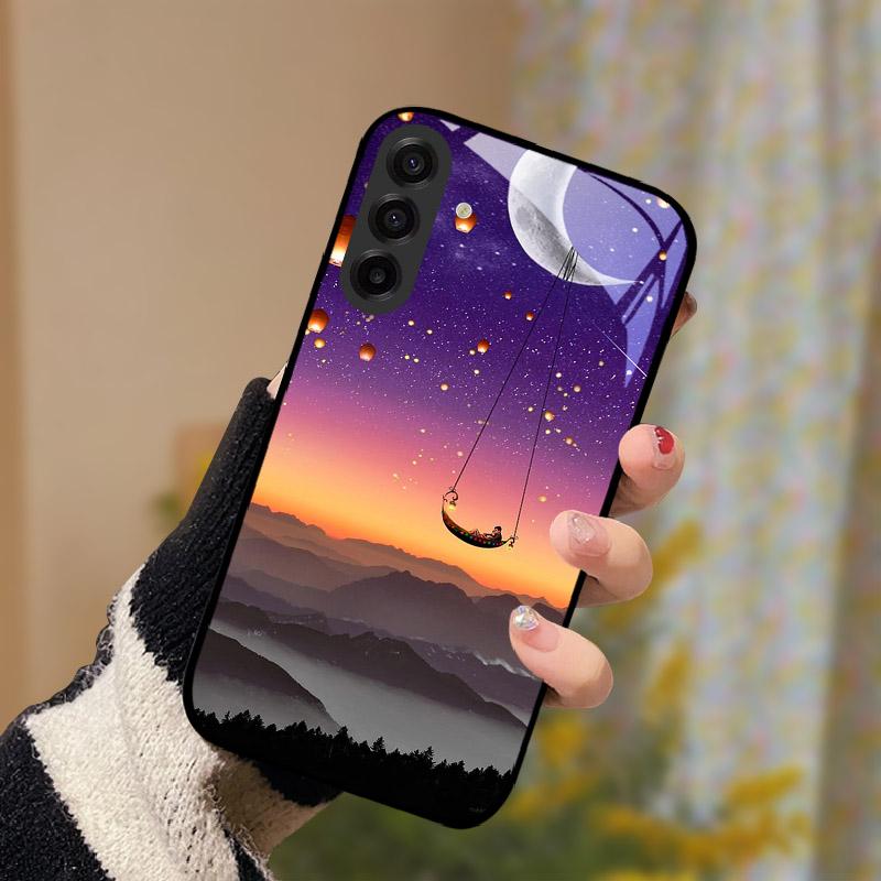 Роскошный Чехол Для Samsung S25FE Задняя Крышка Из Закаленного Стекла Для Samsung Galaxy S 25 S25 FE SM-S731B Защита Камеры Линзы Чехол