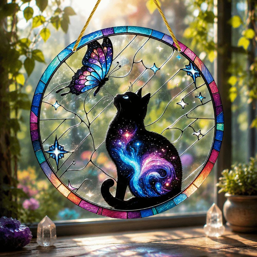 2D Flat Sun Catcher Bird Wind Chime Ornament Present Acrylic Wall Decoration Home Window