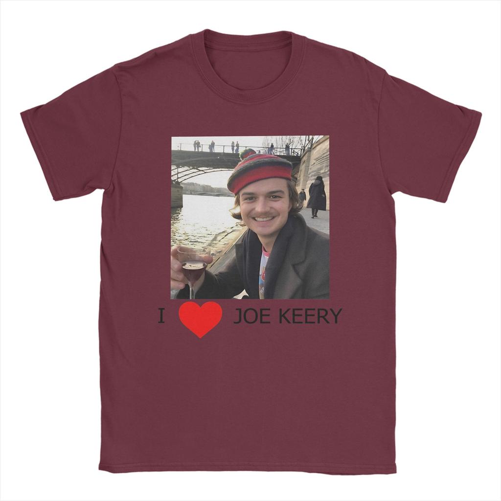 I Joe Keery Unisex T Shirt Djo Crazy Tee Shirt Short Sleeve Round Neck TShirts Pure Cotton Graphic Printed Tops