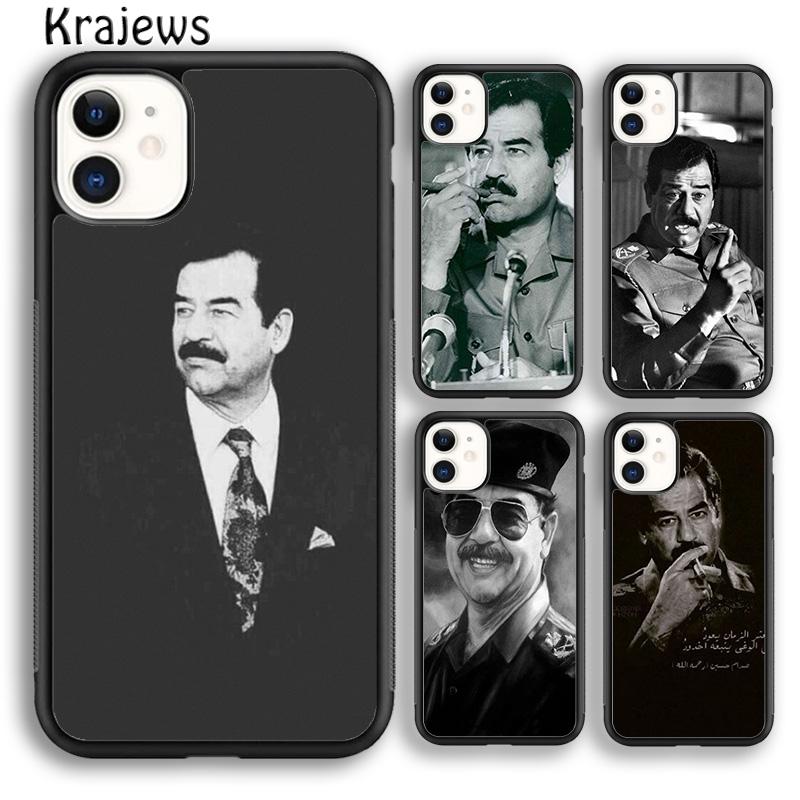 Krajews Arabic Iraq Saddam Hussein Phone Case Cover For iPhone 16 15 SE2020 14 6 7 8 plus 11 12 13 pro max coque Shell Fundas