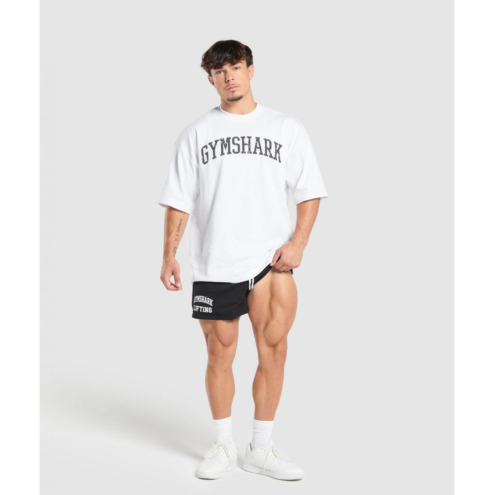 Gymshark Подъемные сетчатые шорты 5, черные A1b1j Bb2j