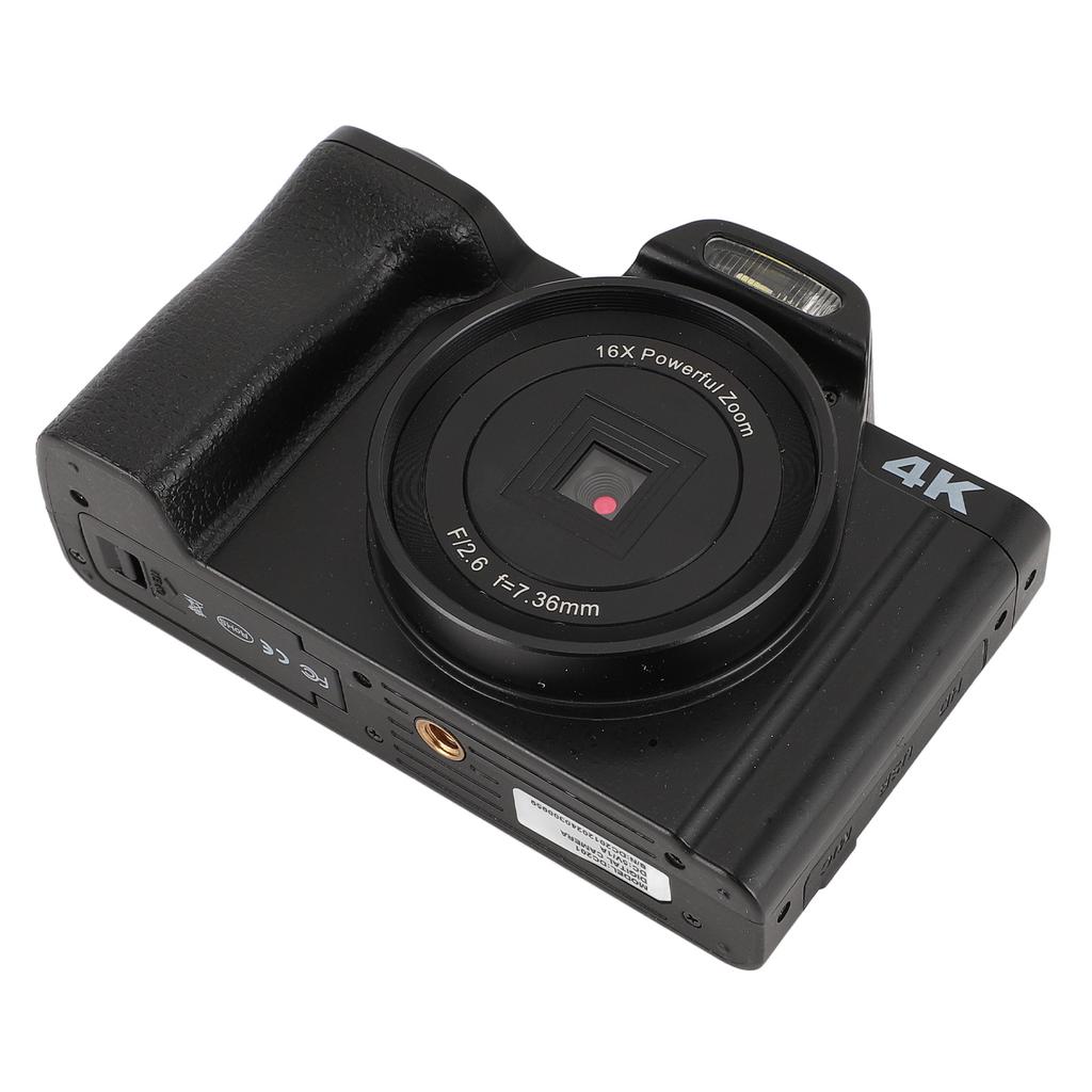 Цифровая камера 4K для фотографии 48 МП Видеокамера с 3,5-дюймовым IPS-дисплеем 16-кратный цифровой зум