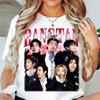 Летняя модная футболка 2026 Bangtan Boys Arirang Винтажный топ Хип-хоп Уличная одежда Оверсайз футболка, Kpop Футболка для тура 2026, Bangtan Boys Arirang Футболка