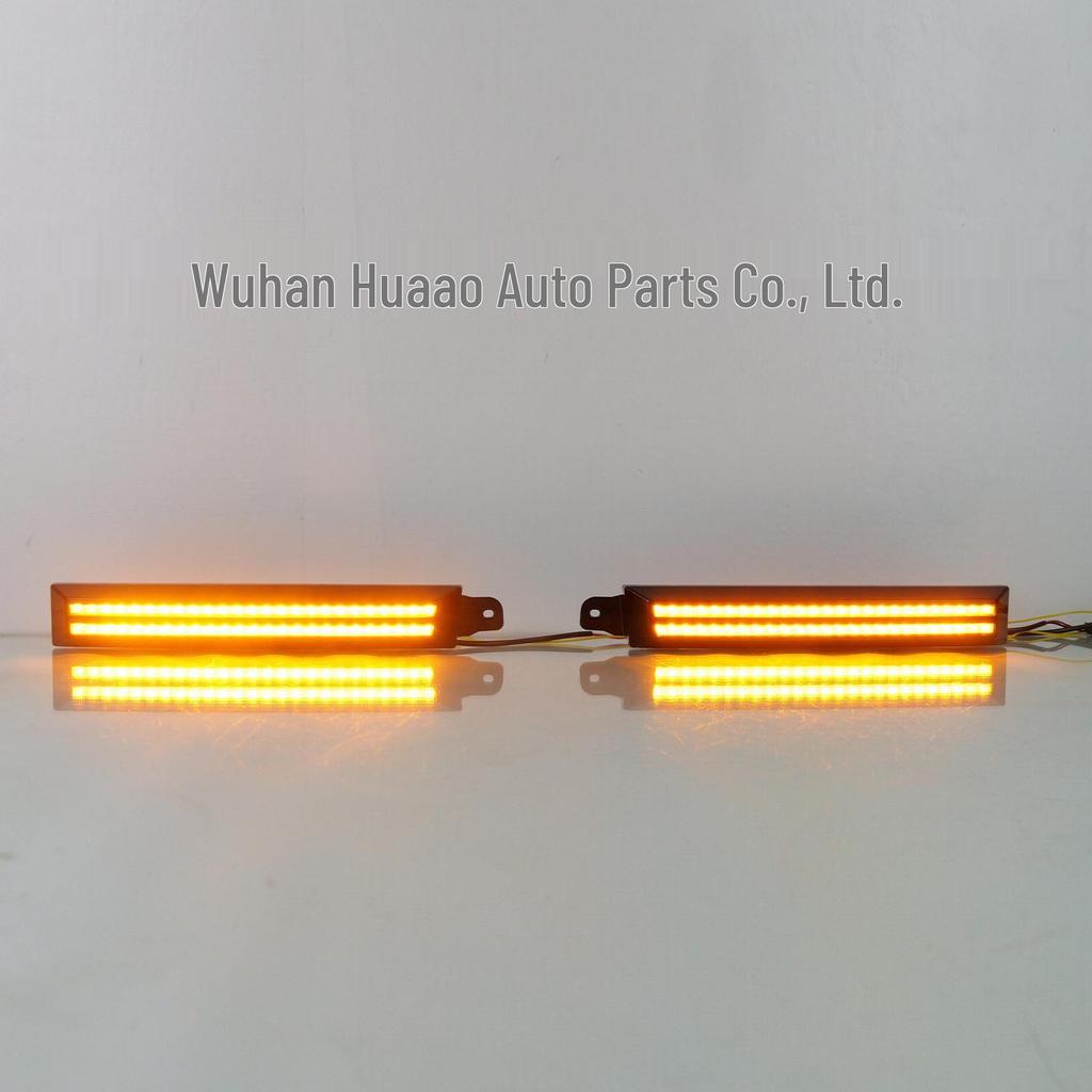 Compatible LED Daytime Running Lights with Sequential Turn Signals for 1996-2002 Toyota 4Runner - Includes Fog Lights and Headlight Decorative Strips.