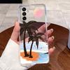 For Samsung Galaxy M13 Phone Case Aesthetic Cute Cat Fashion Transparent Soft Silicone Shell For Samsung M13 4G M 13 Back Covers