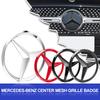 AABIH1 18.8cm Car Front Grille Large Badge Decal Stickers For Mercedes Benz C350 C180 C200 C250 C300 C Class W204 W108 W124 W126 W169