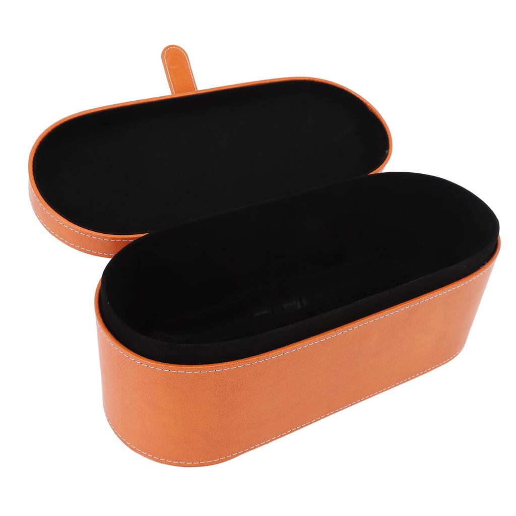 Hair Styling Tool Storage Bag Splash Proof Scratch Resistant PU Leather Portable Hair Dryer