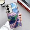 Ретро Японская Сакура Поезд Мягкий Чехол Для Телефона Для Samsung A17 A27 A07 A37 A57 A16 A56 A15 A55 A14 A54 A13 A53 A26 A36 A25 A35 A24