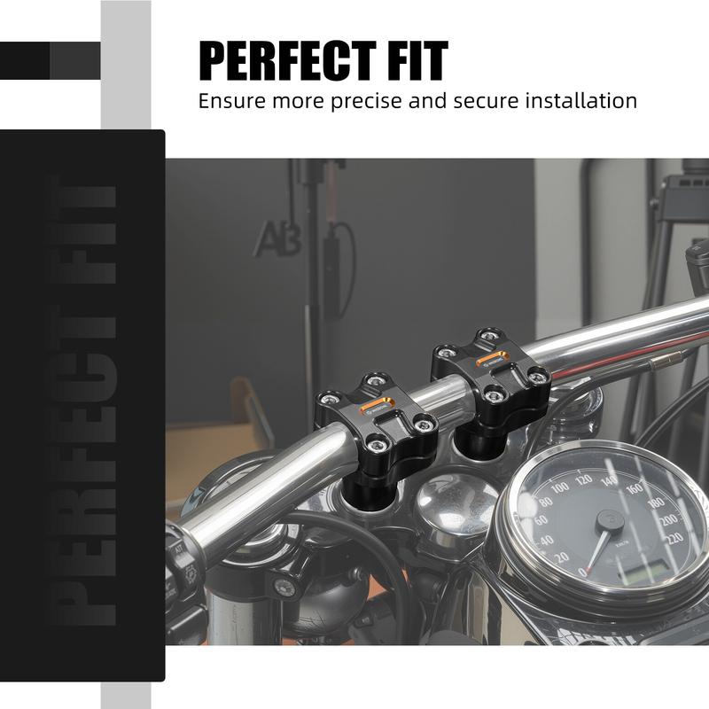 Для Harley Dyna Street Bob FXDB 2006-2017 2-дюймовые подъемы руля Super Glide FXD Low Rider FXDL Fat Bob FXDF Wide Glide 1,25-дюймовый руль