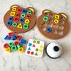 1 Set Geometry Shape Matching Game Toddlers Boys Girls Logic Focus Training Color Shape Learning Educational Toy