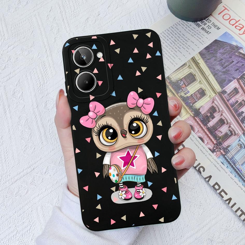 Для Realme 9 10 Pro + Plus 5 6 7 8 Pro чехол с милым котом защитный квадратный жидкий мягкий силиконовый бампер для OPPO Realme 2 5i 6i 8i 9i Fundas Coque