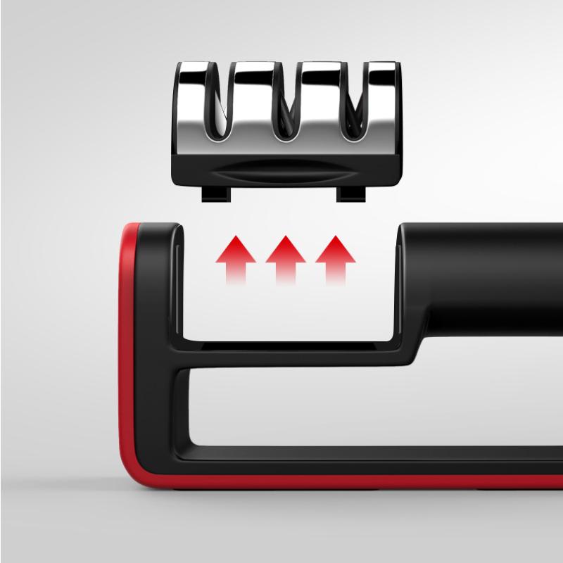 Быстрая точилка для ножей Diamond Professional 3-х ступенчатая точилка Diamond Knife Sharpening Tools Sharpening Stone Kitchen Tools