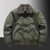 Winter Men's Lapel Pure Cotton American Casual Workwear Cotton Coat Lambswool Jacket Maillard Autumn and Winter Cotton Jacket