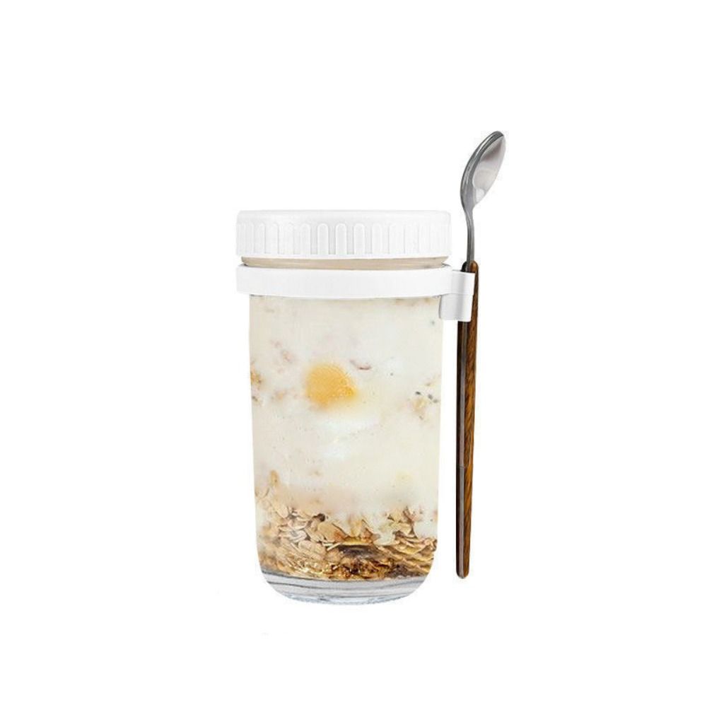 Контейнеры для йогурта 16 унций с крышками, банки для хранения хлопьев, стеклянные бутылки, контейнеры