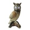 Decorative Brown Owl Solar Powered Outdoor Garden Light (A)