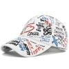 Graffiti Printed Hat Spring and Summer Men Baseball Cap Cotton Fashion Sunshade Casual Hat for Boy Girl