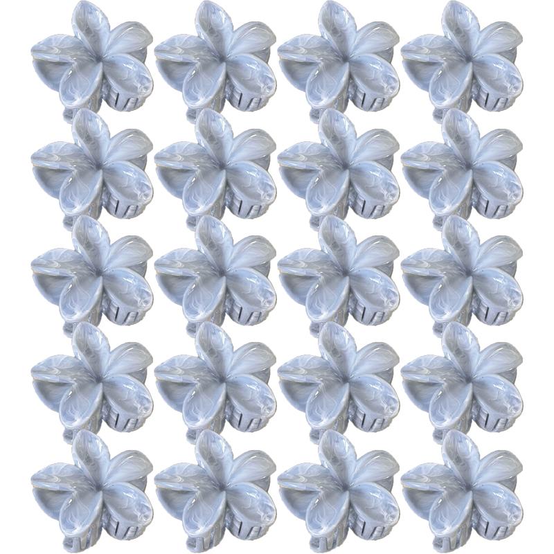 Gradient Frangipani Hair Clip Female Versatile Sweet Resort Fairy Shark Clip Vintage Hair Accessories
