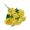 Silk Artificial Carnation 11Heads Bush Bouquet High Quality Home Wedding Decor