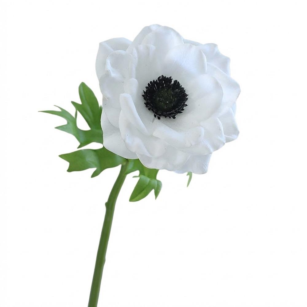 Multicolor Corn Poppy Artificial Flower Green Leaves Faux Flower Fake Flower  Home Decoration