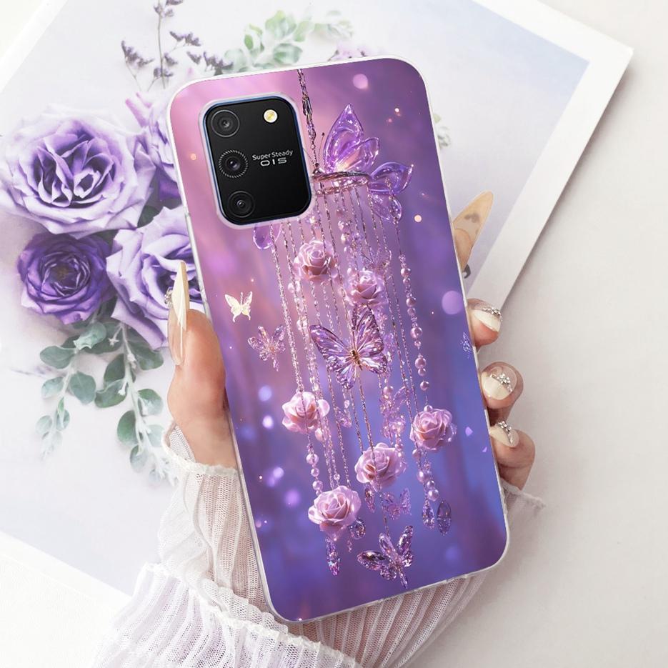 Чехол для Samsung Galaxy S10 Lite SM-G770F, Роскошный чехол с рисунком «Дерево и бабочки», Мягкий силиконовый чехол для телефона, Сумки для Samsung S10 Lite