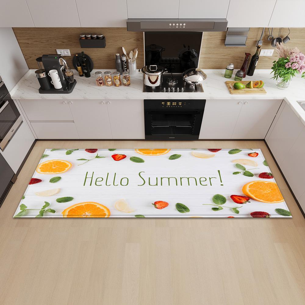 Придверный коврик, ковер для кухни, спальни, нескользящий пол, балкон, коридор, длинный ковер, прикроватный коврик для гостиной