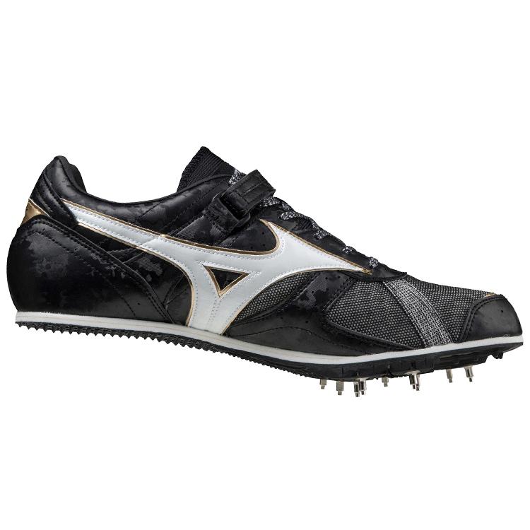 Mizuno Искусственная кожа Нескользящие, Износостойкие, Легкие Низкие Беговые кроссовки Унисекс Черный Белый U1GA204052