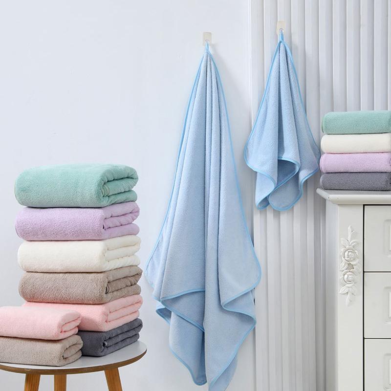 Большие банные полотенца для салона красоты для домашнего использования, банные полотенца для взрослых оптом, впитывающие, мягкие, для обертывания тела и многое другое