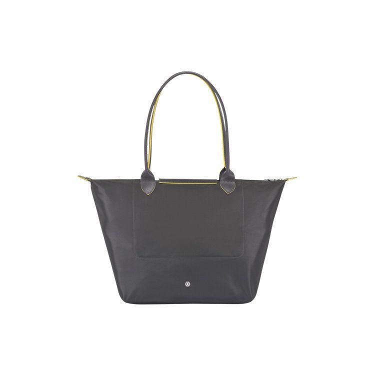 Longchamp Le Pliage Club 31 Fabric Large Capacity Shopping Bag Women Handbags Metallic-Gray 1899619300