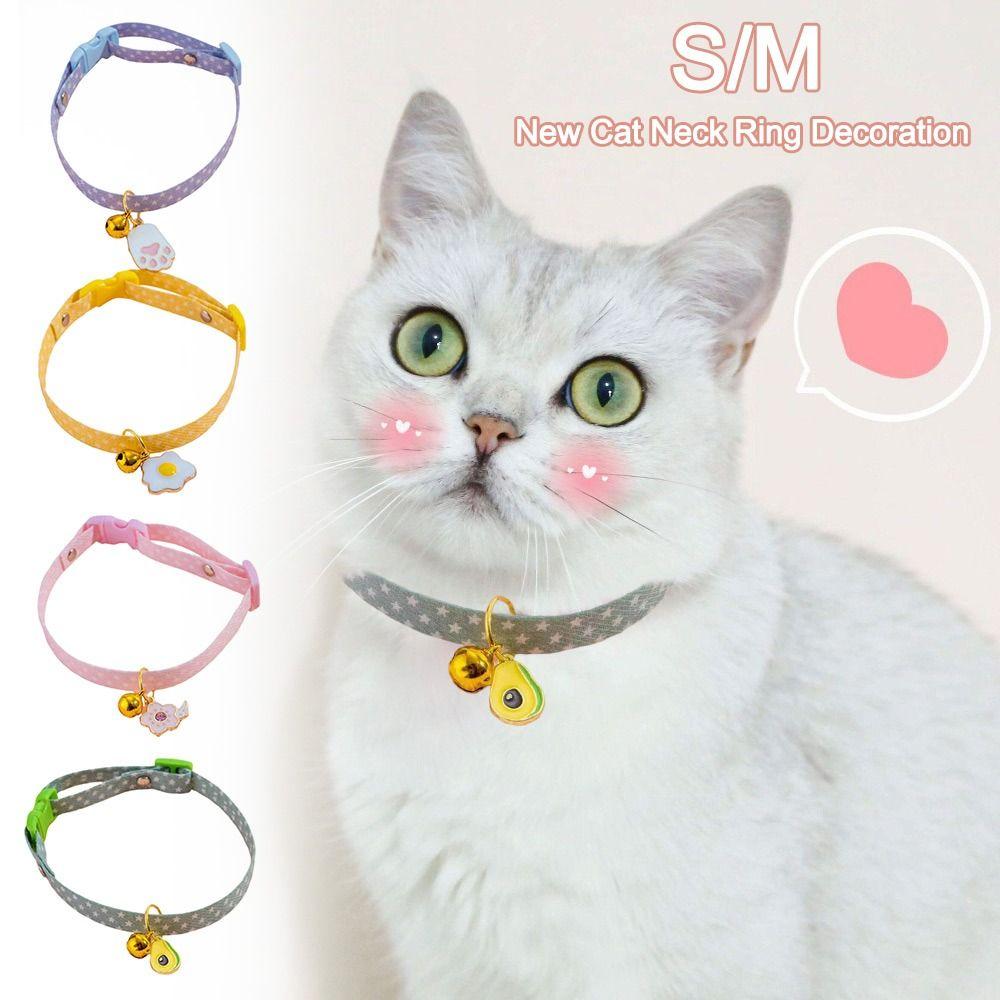 Собачий ошейник Ошейник для питомца Регулируемое колье для кошки Мультяшные ошейники для щенков