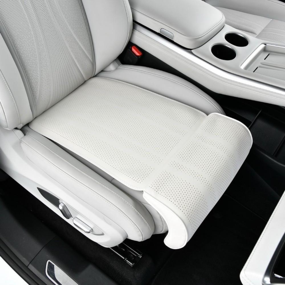 PU Leather Seat Protection Cover Breathable Auto Seat Extender Useful Leg Rest Padding  Car Seat