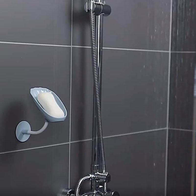 Shell Shaped Soap Box Drain Soap Box Bathroom Shower Soap Box Sponge Storage Board Tray Bathroom Supplies Bathroom Appliances