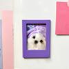 DIY Photo Frame Refrigerator Magnet 3-Inch Picture Holder Decorative Fridge Magnet Home Kitchen Office Whiteboard