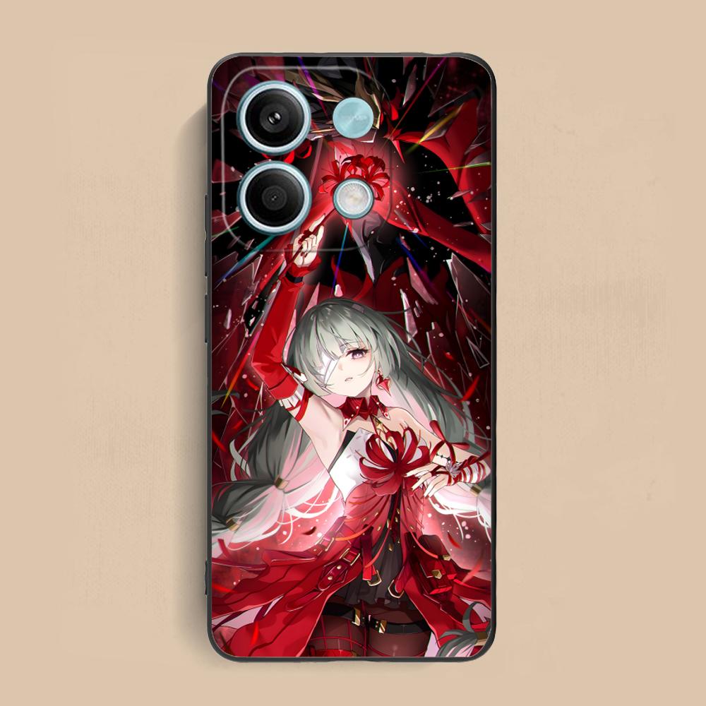 Чехол для мобильного телефона Wuthering Waves Phrolova Матовый ТПУ для Xiaomi Redmi Note 14 13 12 11 S Pro Plus 4G 5G Цветная Печать