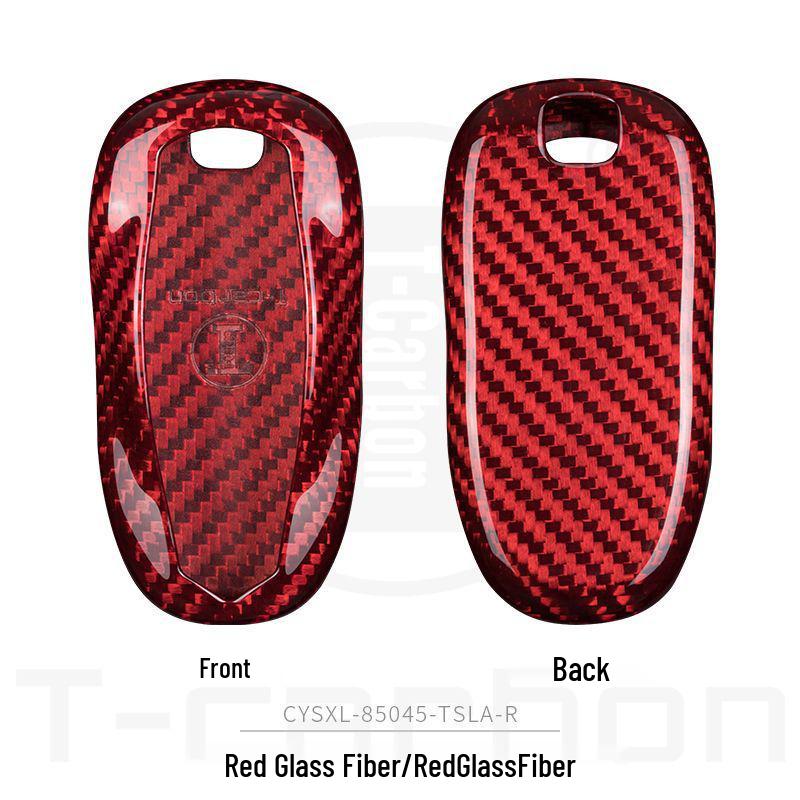 Real Carbon Fiber Key Case for Tesla Model 3 Sedan