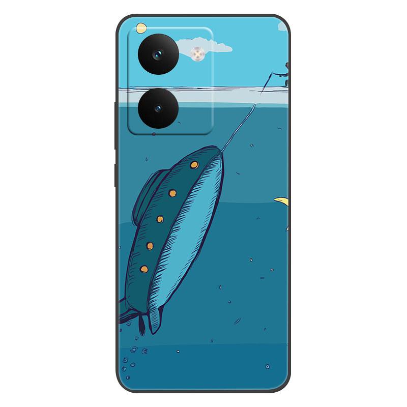 For Realme P3 Ultra 5G Fashion Popular Cover Anti-fingerprint Soft Silicone Back Cover For Realme P3 Ultra Beach Scenery Funda