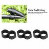 100Pcs Black Drip Tubing End Closure for 16 Mm OD Tubing Drip Irrigation End Fitting  Lawn Watering
