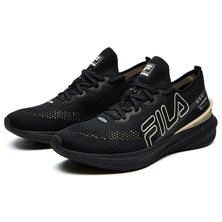Fila Легкая атлетика Vola 200 Sport Простые тканевые низкие кроссовки для марафона Женские кроссовки Черные A12W112202FBK