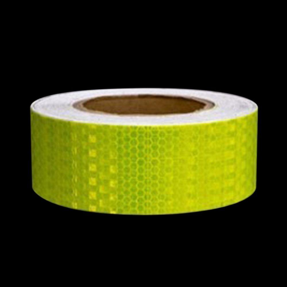 Пленка самоклеящаяся предупреждающая лента предупреждающая полоса светоотражающая лента для автомобиля безопасная наклейка-отражатель для автомобиля