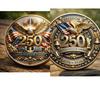 Медаль commemorative 3D-рельеф к 250-летию Памятная монета