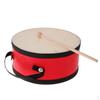 Hand Held Drum with Mallet, Rhythmic Percussion Instrument for or Beginners, Kids Children Music